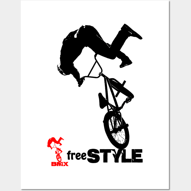 bmx silhouette Wall Art by hottehue